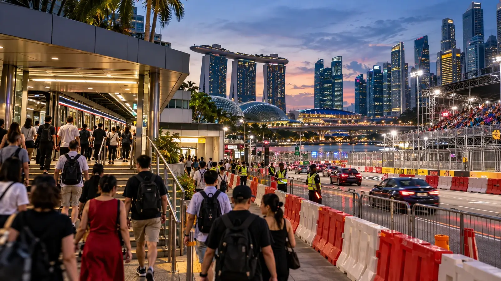 Singapore F1 2026 Road Closures, MRT & Getting to Marina Bay: 7–13 Oct Guide